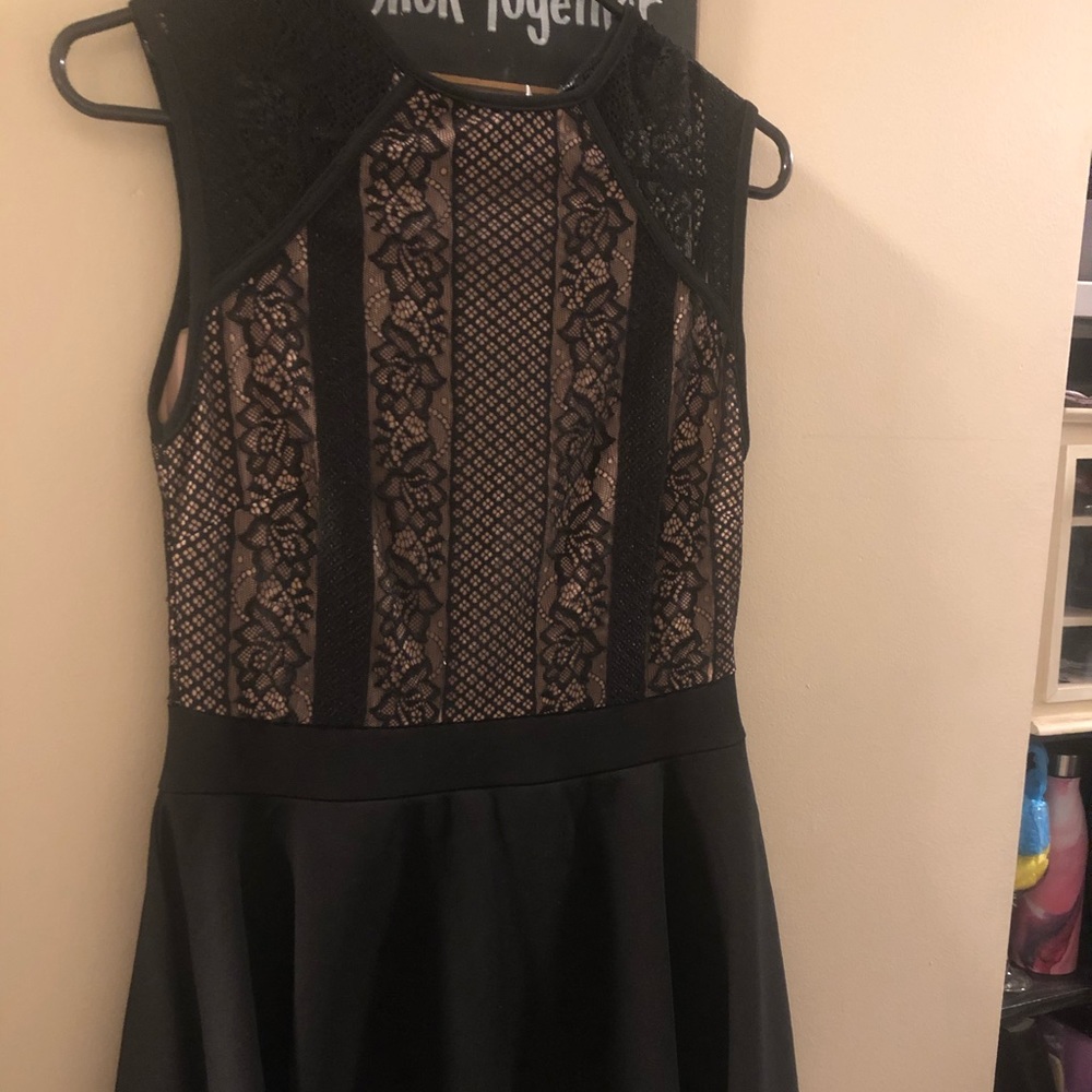 Lace romper dress